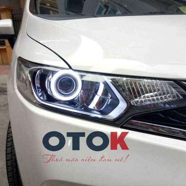 độ đèn bi xenon tăng sáng xe jazz